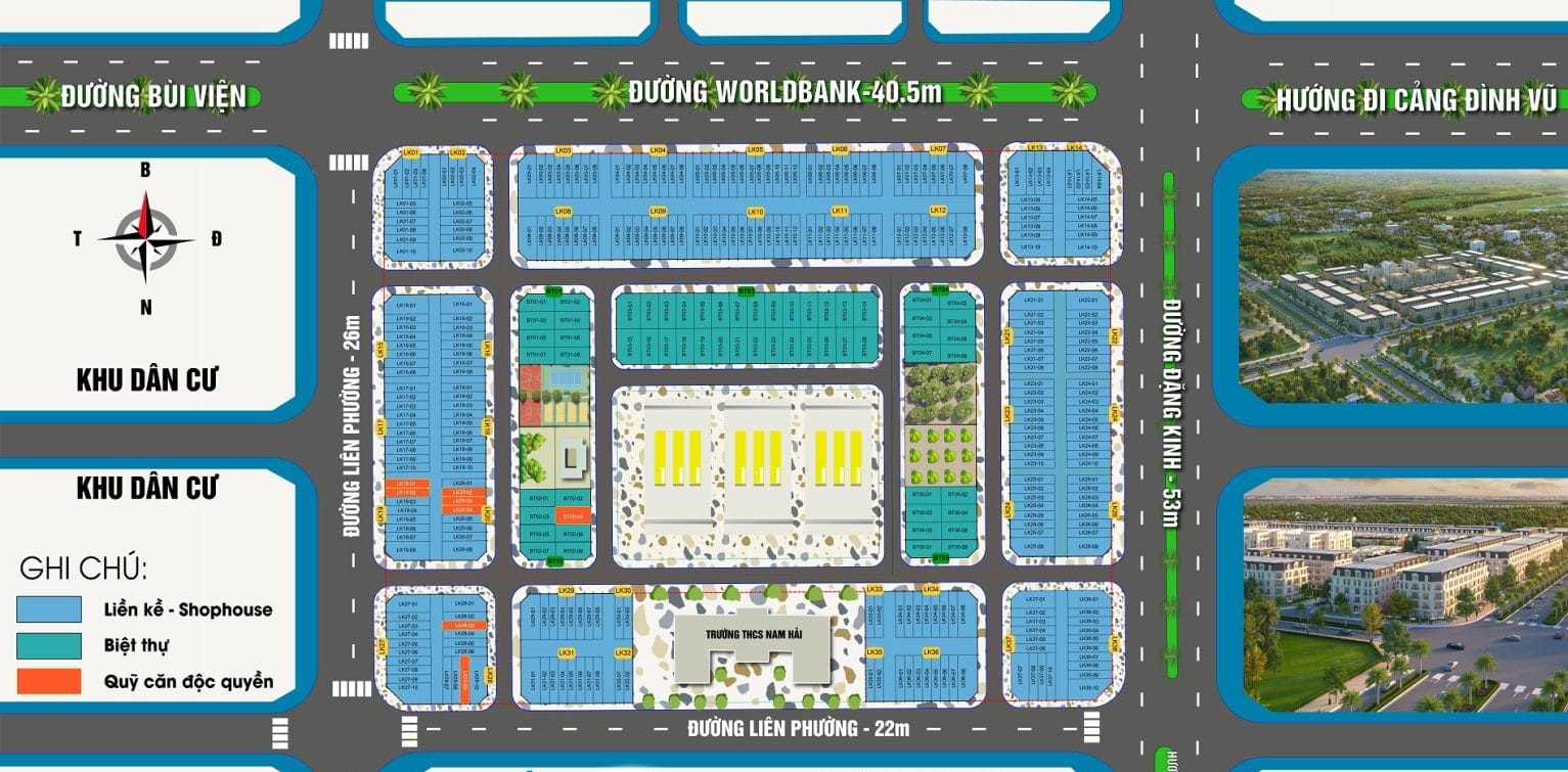 LUMIRA VILLE mặt bằng tổng thể dự án lumira ville
