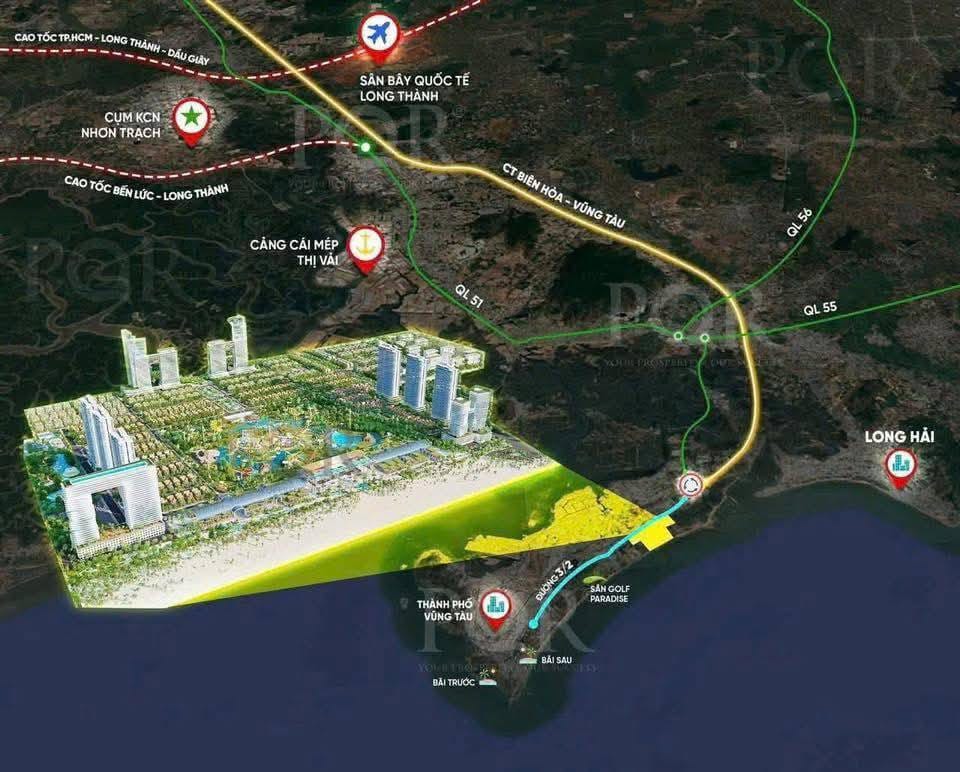 BLANCA CITY VŨNG TÀU vị trí dự án blanca city