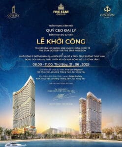 CHÍNH THỨC KHỞI CÔNG 2 TỔ HỢP CĂN HỘ KHÁCH SẠN FIVE STAR POSEIDON VÀ FIVE STAR ODYSSEY